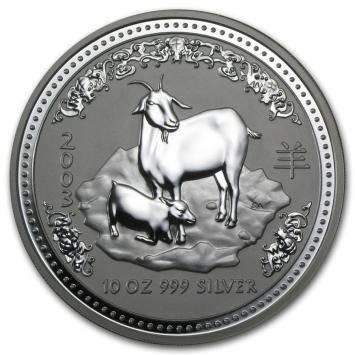 Australië Lunar 1 Geit 2003 10 ounce silver